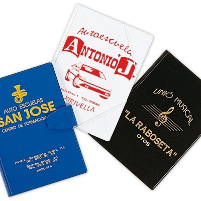 Carpeta de vinilo personalizada